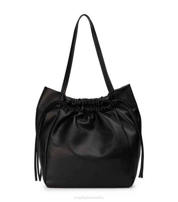 Handtaschen| de Tony Bianco Frauen Glückshandtasche schwarzes Nappaleder 4624688